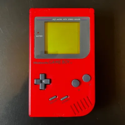 Game Boy FAT rouge