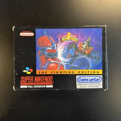 Mighty Morphin Power Rangers The Fighting Edition - SNES